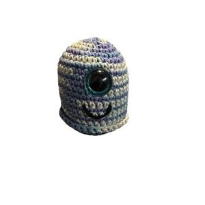 NEW handmade crochet one eye monster plush stuffed animal 5 inches